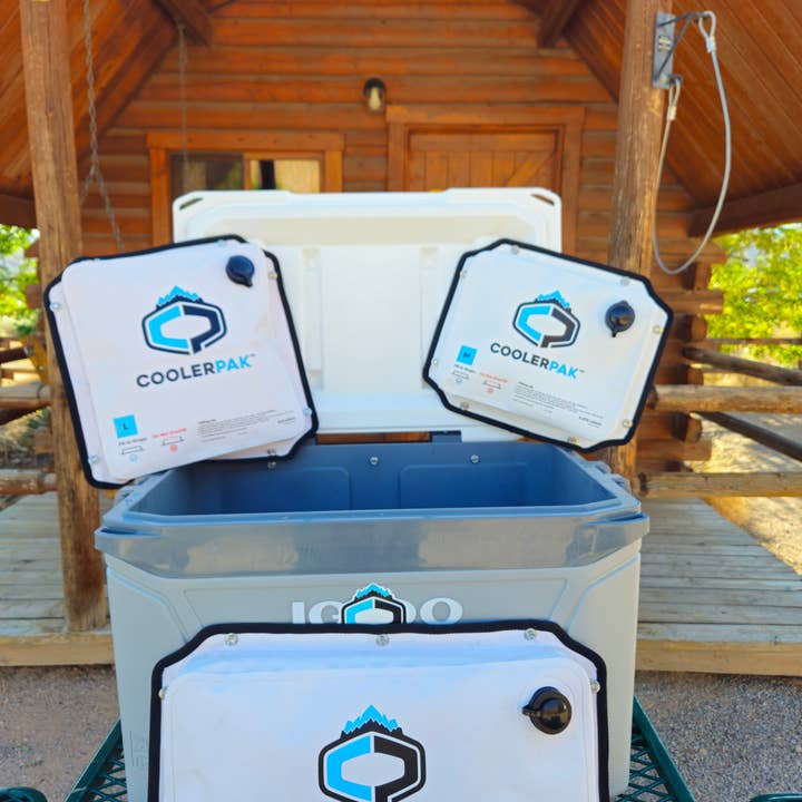 Master Tailgaters, LLC - Venta al por mayor Nevera portátil/bolsa de refrigeración - Bolsa de hielo reutilizable recargable CoolerPak para refrigeradores, 15 libras1