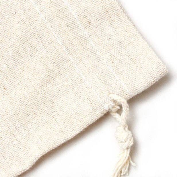 Inca UK - Wholesale Gift Bag - 19.5x14cm. Unbleached, Raw Cotton Drawstring Bag2