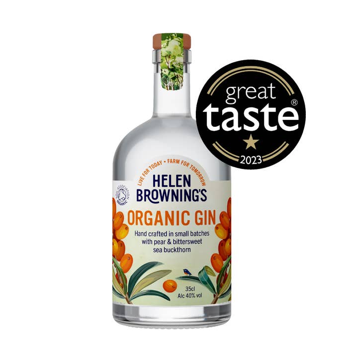 Helen Browning's Organic – wholesale Gin – Helen Browning's Organic Pear & Sea Buckthorn Gin 3