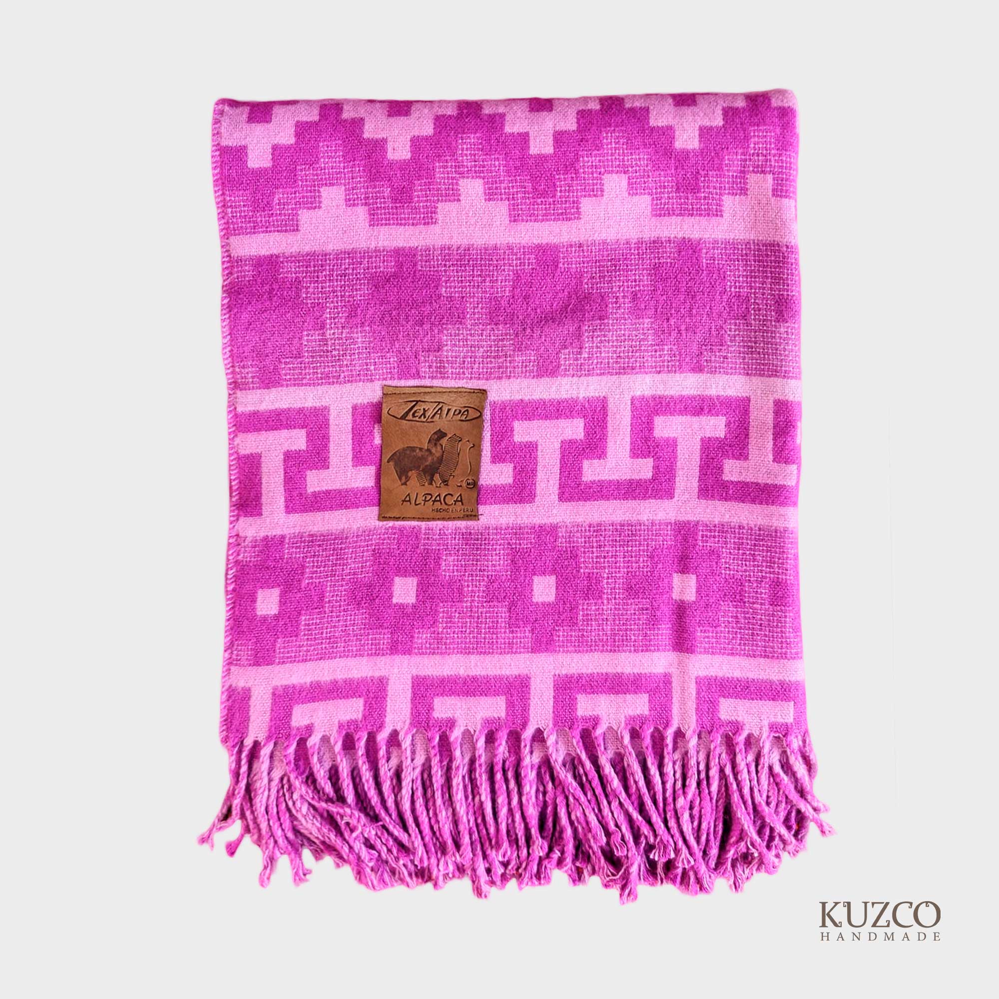 KuzcoHandmade - Venta al por mayor Mantas de sofá - Manta mezclada de alpaca peruana, mantas de lana10