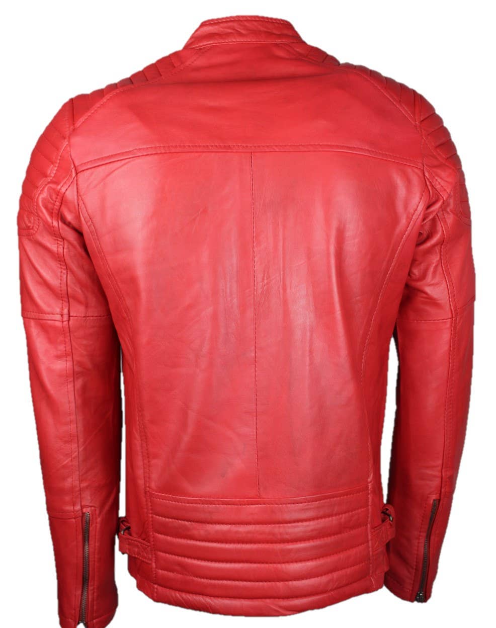 Urban 5884 Amsterdam | Leather jackets – wholesale Motorcykeljacka - Herr – Urban 5884 Ralph bikerjacka i lammskinn för herr i denimstil6
