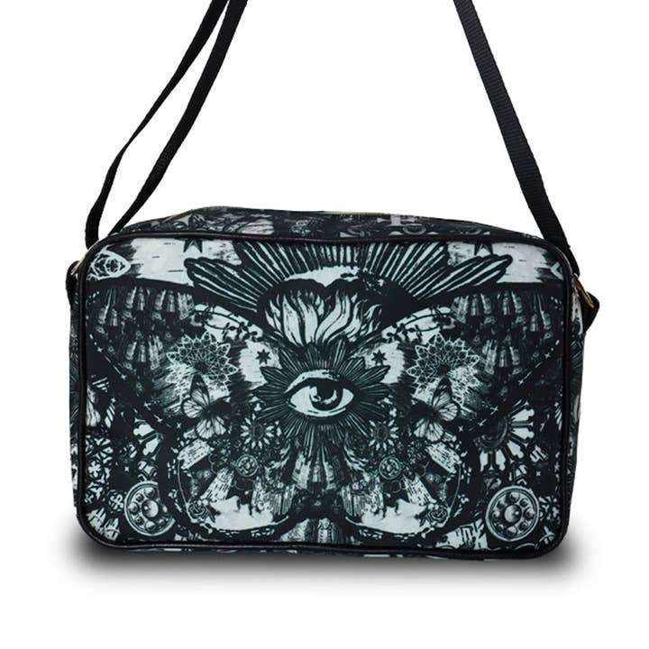 CLUTCH BAG 2025 BLACK BUTTERFLY for wholesale by Voglio Bene