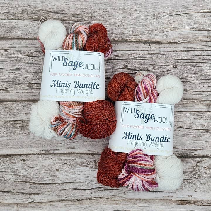 Minis Collezione Firewoven - Fingering - RTS per la vendita all'ingrosso da parte di Wild Sage Wool