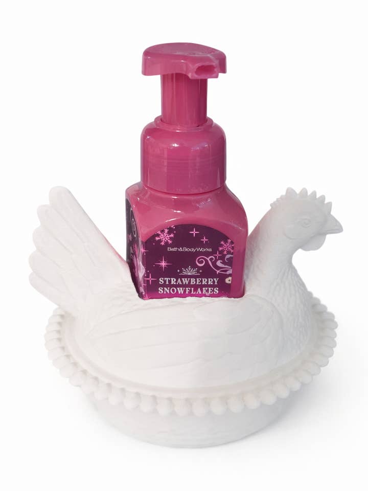 Portajabón de gallina apilable para jabón de Bath & Body Works para venta al por mayor de Bub's Trading Post