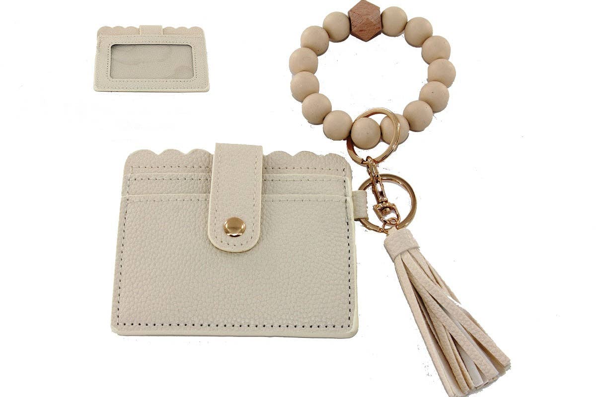 MiMi Wholesale - Wholesale Wristlet - BB139X156 Silicone Beaded Stretch Bracelet Wristlet ID Holde0