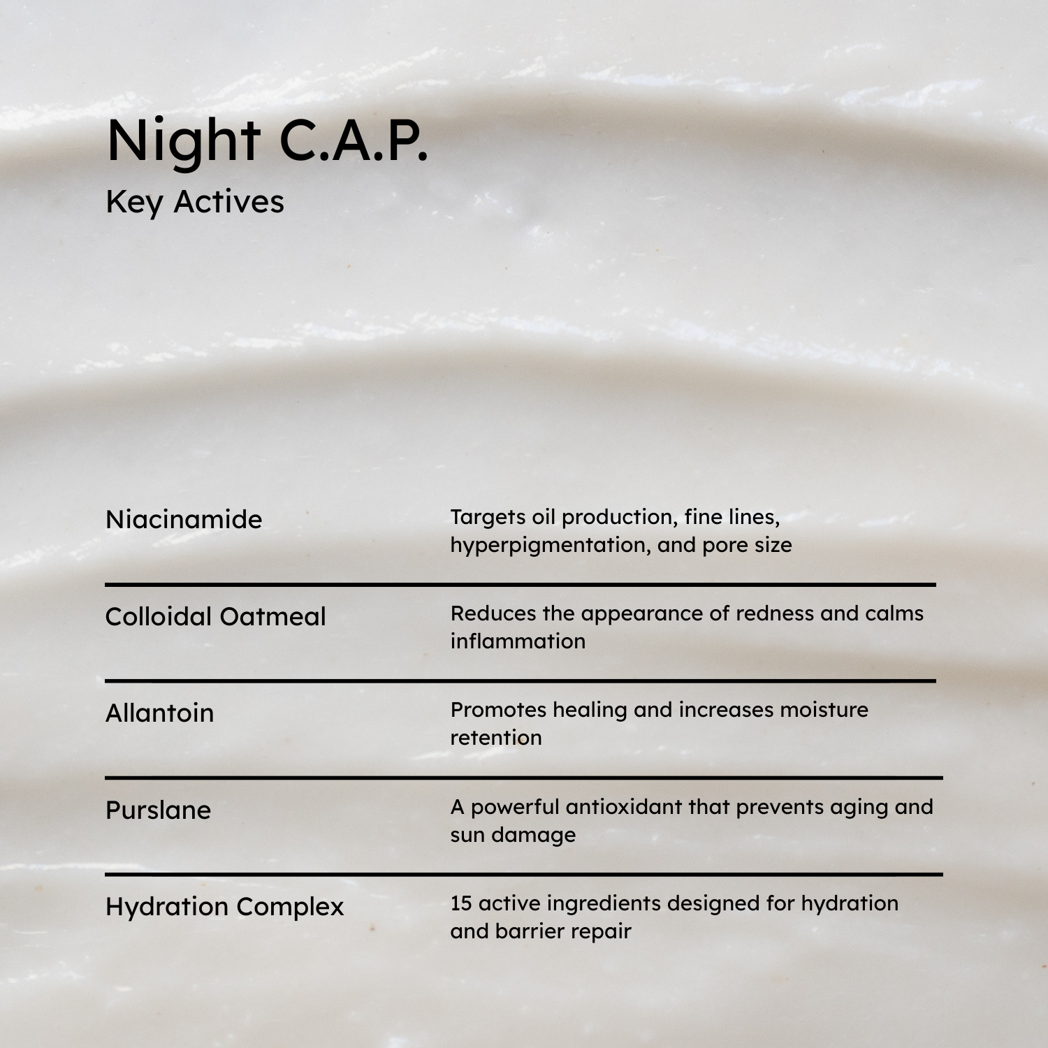 GRAES - Wholesale Night Cream - Night C.A.P.3
