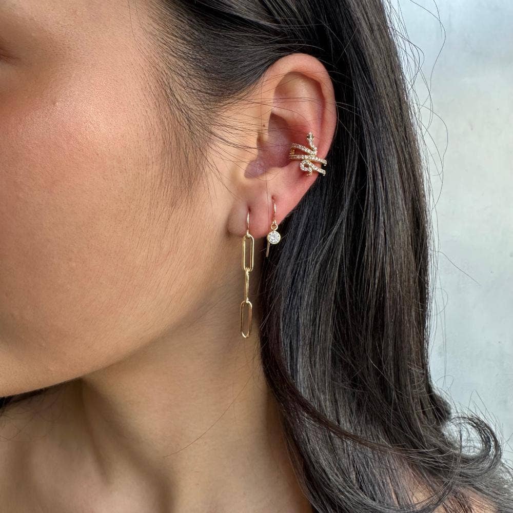 Something Silver - Wholesale Dangle Earrings - Triple Paperclip Dangles3