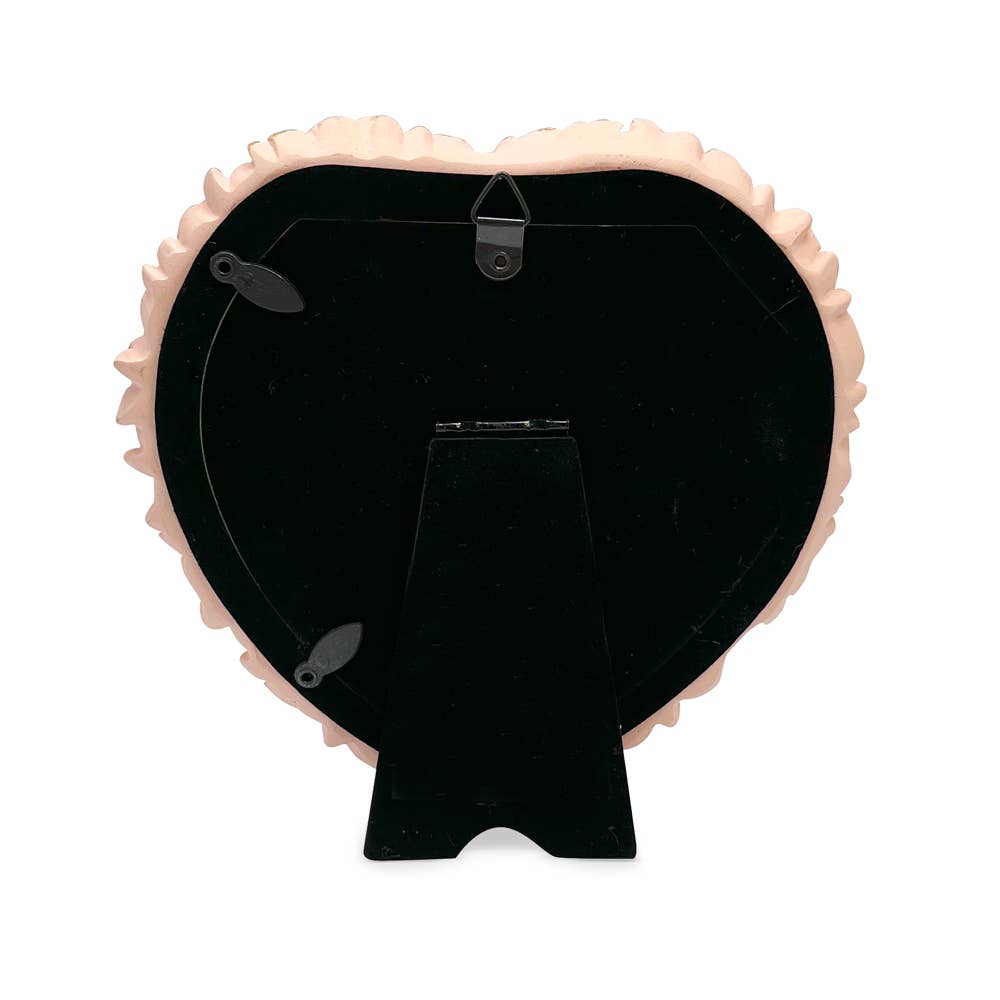 Isaac Jacobs International – Engroshandel Billedramme – Isaac Jacobs 5x5 hjerteformet rosenkantharpiks fotoramme8