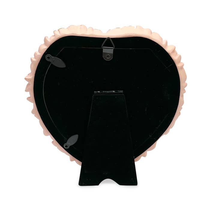 Isaac Jacobs International – Engroshandel Billedramme – Isaac Jacobs 5x5 hjerteformet rosenkantharpiks fotoramme8