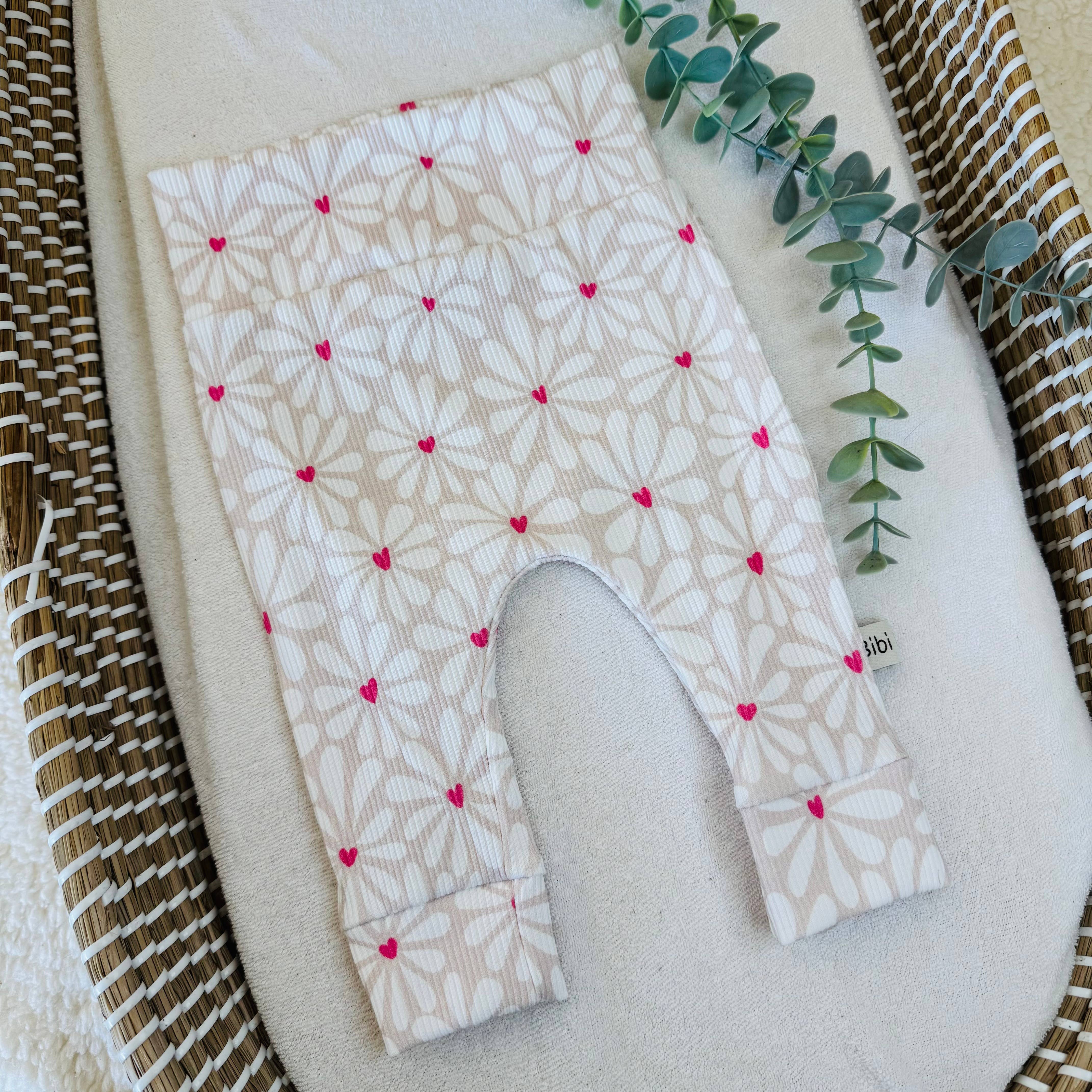 Bibi Kidz - Wholesale Pants - Baby - Broekje-Hartjes Light Beige0