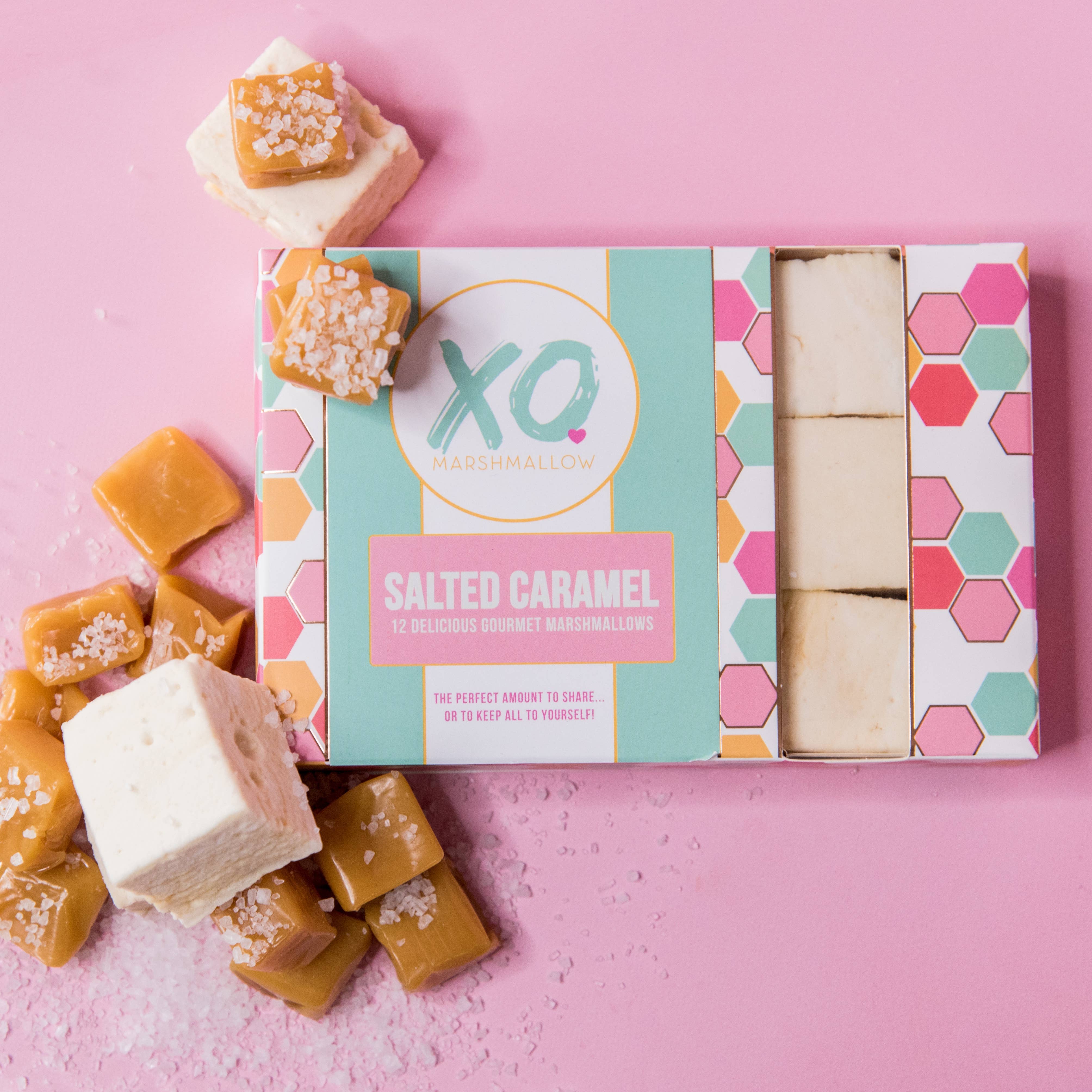 XO Marshmallow - Wholesale Marshmallow - Salted Caramel Marshmallows / Gluten Free / Soy Free / Candy1