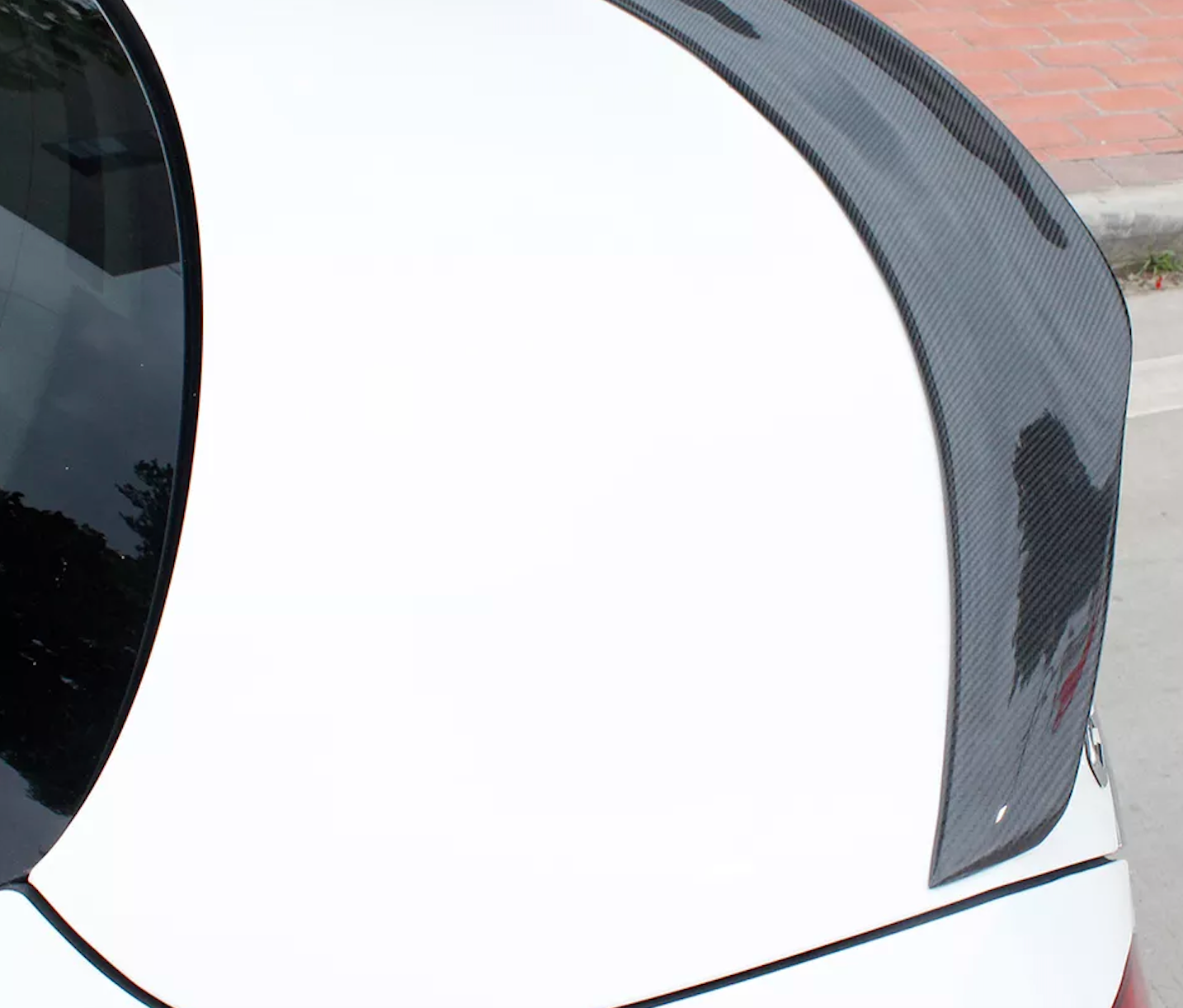 Carbon Deluxe - Wholesale Car Decorative Charm - Unisex - CD carbon spoiler compatible with Mercedes C class W2051