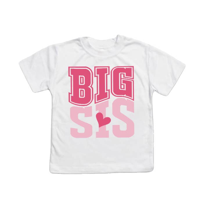 Storesøster, Lillesøster Fødselsannonce Pige T-shirt for engroshandel hos AvaryMaeInspirations