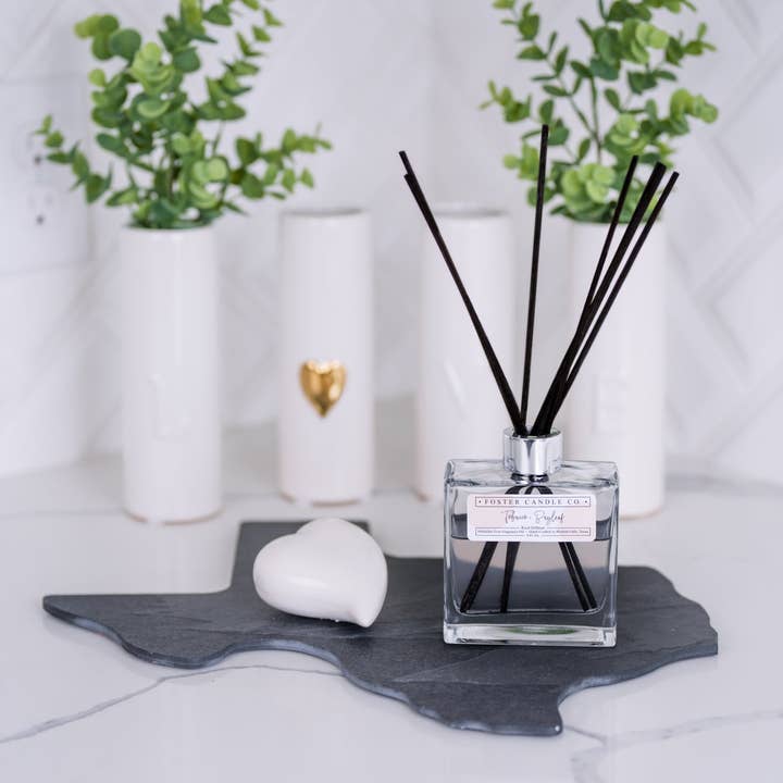 Foster Candle Company LLC - Vente Diffuseur à tiges - Tabac+feuille de laurier 4 oz liq.