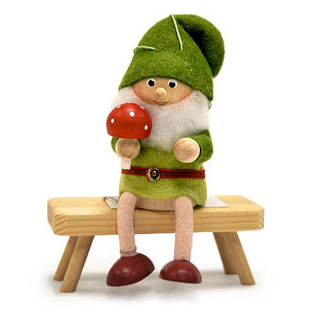 Christmas Tree Ornament, Green man with an fly agaric for wholesale by Nordic Dreams