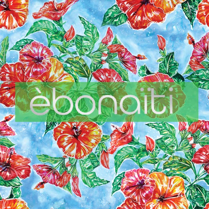 Ebonaiti - Wholesale Art Print - Mini Print Hibiscus Tropical Floral Flower1