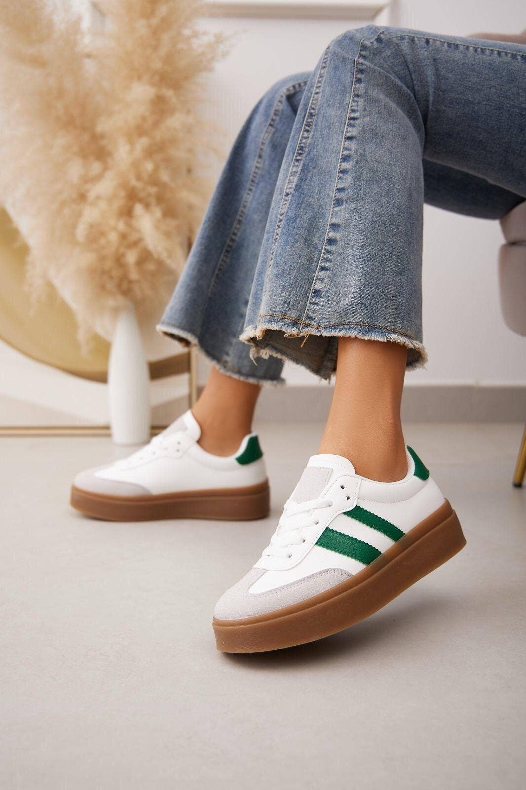 No Doubt Shoes - Vente Baskets tendance – femme - Baskets à plateforme épaisses avec détail lacé sur le côté pour femmes5