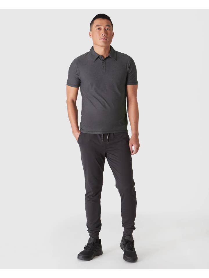 True Classic - Wholesale Polo - Men's - Short Sleeve Shirt | Active | Polo | Dark Heather Tempest