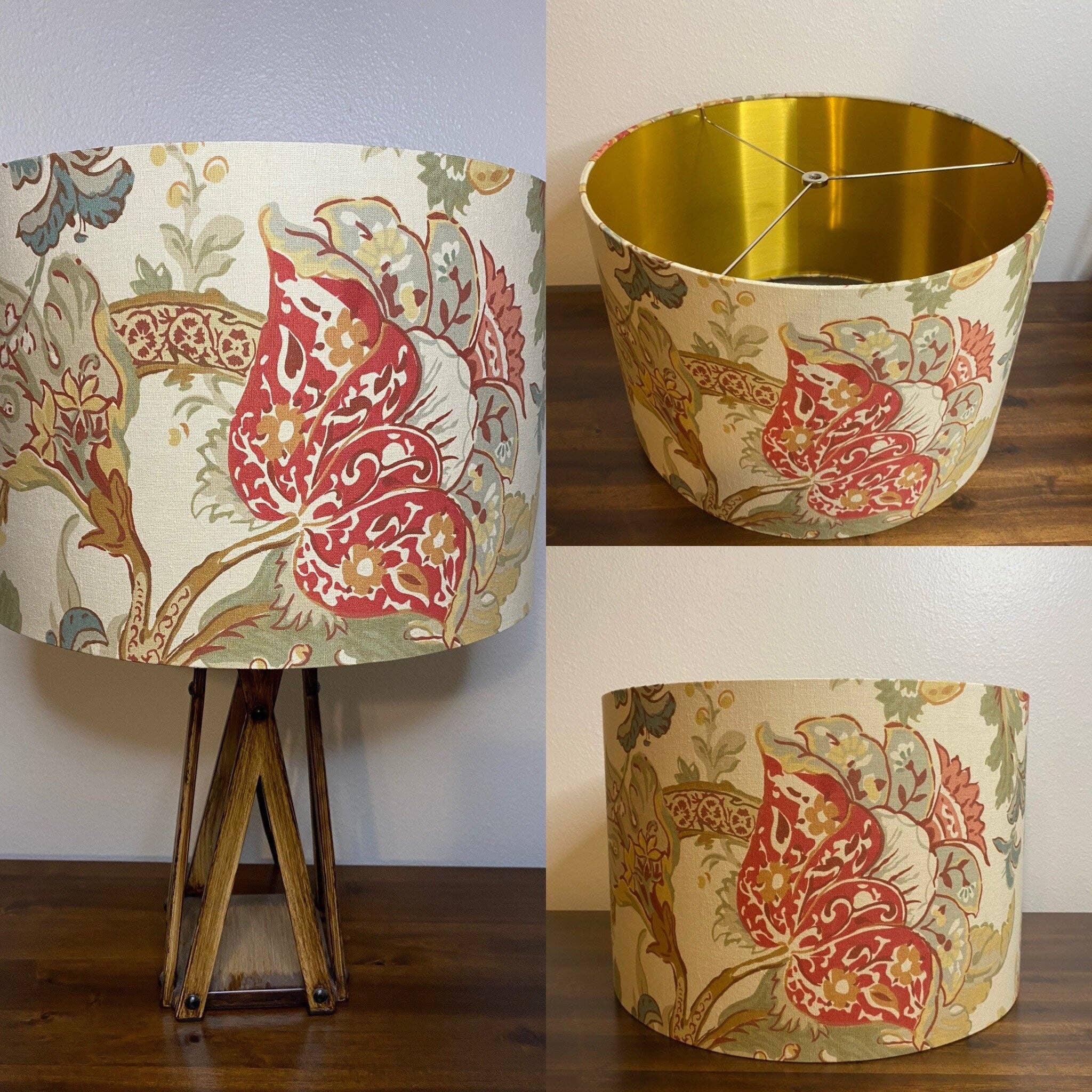 LouSeal Handmade Lampshades - Wholesale Lamp Shade - Custom Handmade Lampshade (Rigid Only) (COM)1
