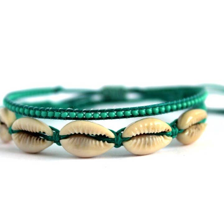 Sol Jewels - Wholesale Jewelry Set - Urban Surfer Girl - Teal Waves Bracelet 2 Pack0