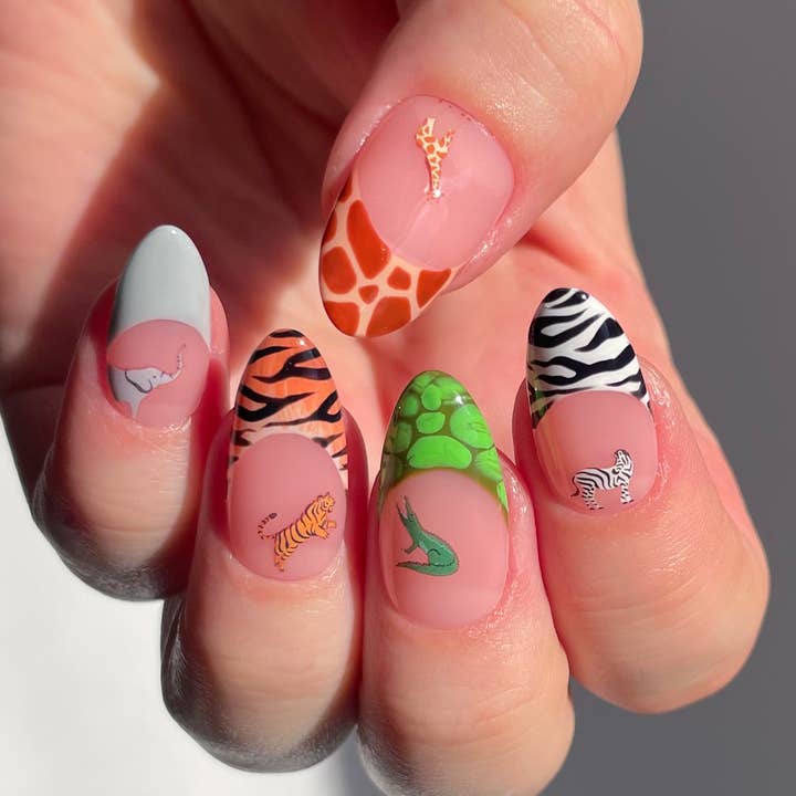 Deco Beauty – Engroshandel Negledesign – Neglekunst Klistermærker - SAFARI1