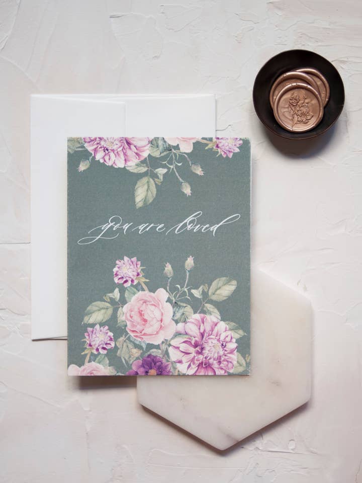 You are loved-Digital Printed for wholesale by Seniman Calligraphy