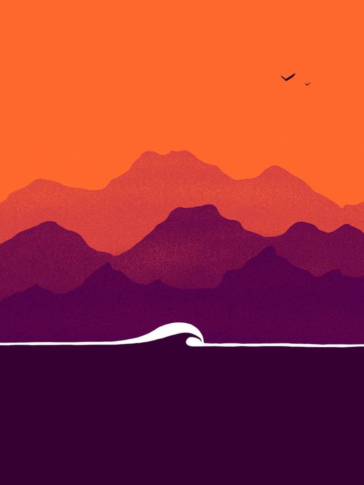 Sunset - Print/ Framed Print for wholesale by Jonas Claesson