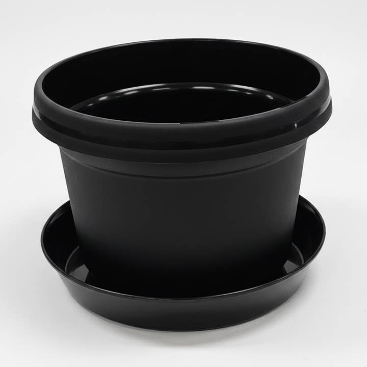 12in LAP Flower Pots with Saucers for wholesale by Austin Planter