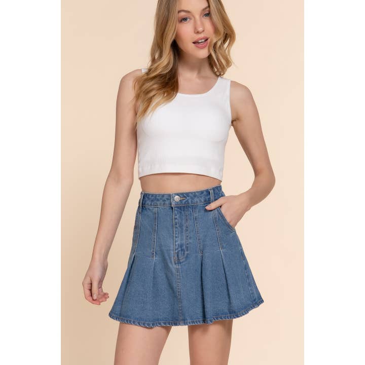 MINI-SPIJKERROK MET PLOOIEN voor wholesale door Style Up