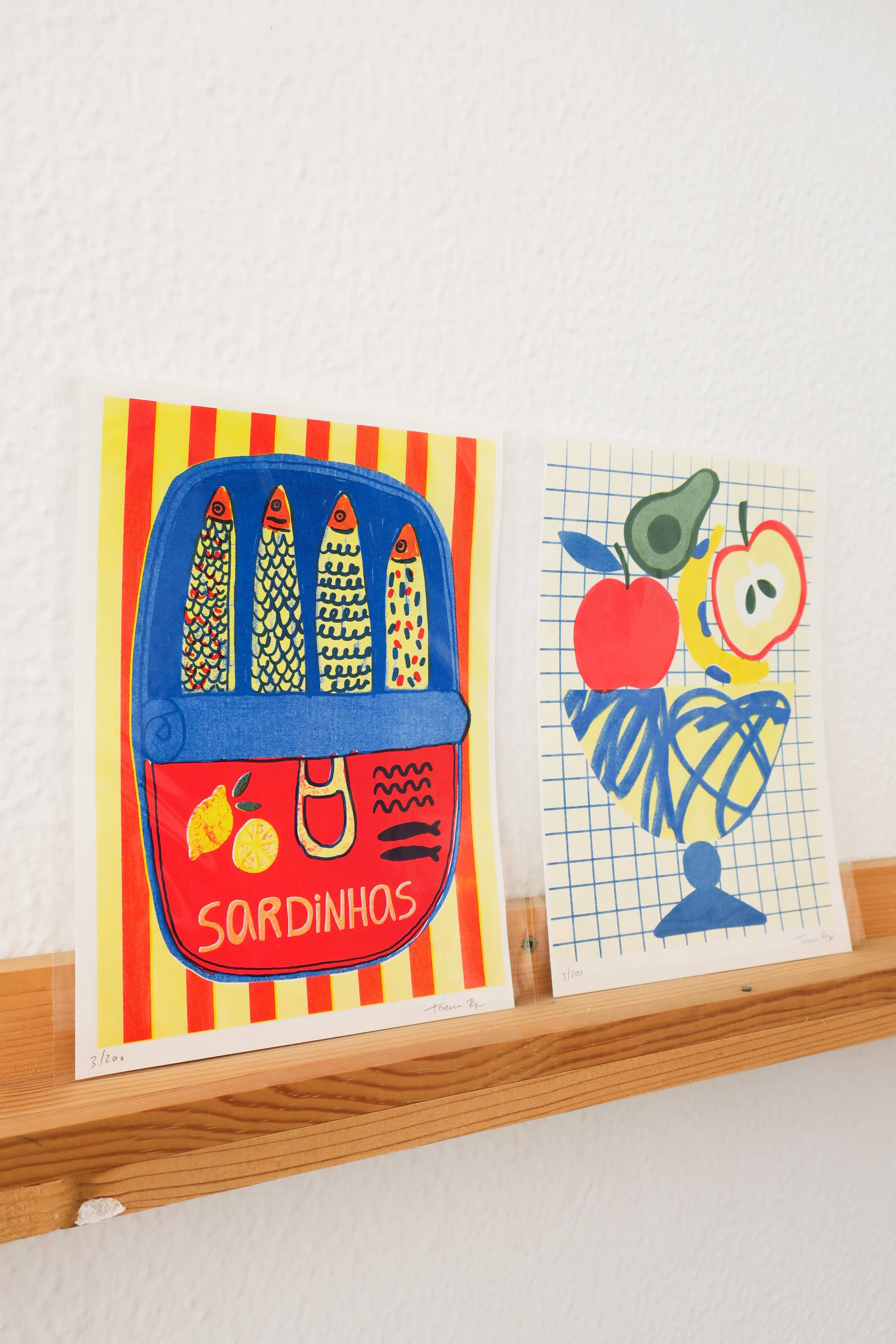 Teresa Rego - Wholesale Art Print - Risoprint Sardinhas1