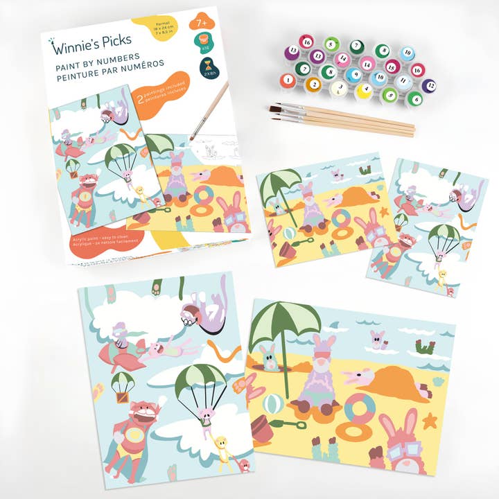 Lente Katten & Lama's – Creatief Schilderen op Nummer Plezier voor wholesale door Winnie's Picks
