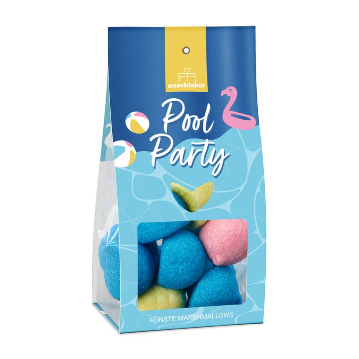 Marshmallow Pool Party 100 g per la vendita all'ingrosso da parte di naschlabor GmbH