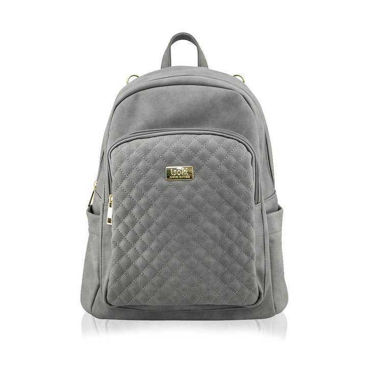 Marlo Backpack - Stone for wholesale by Isoki (UK)