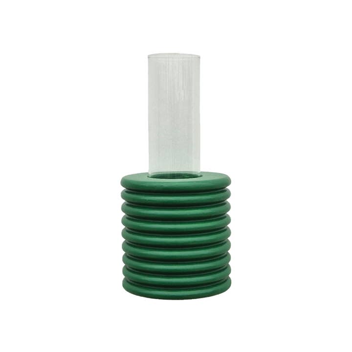 5mm Paper - Wholesale Vase - Ribble Wall Vase - Green