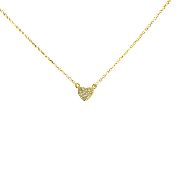 Pave Heart Necklace for wholesale by Be the Good
