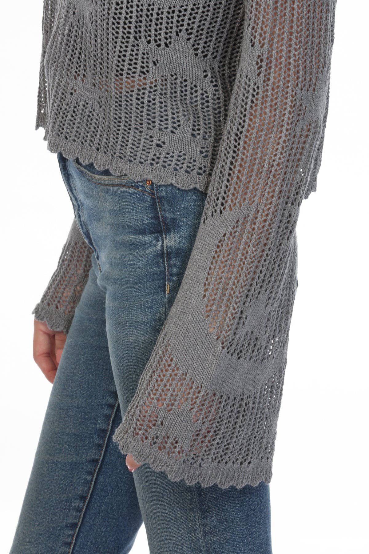 Lakhays Collection Inc. – Großhandel Hoodie – Damen – Himmlische Lacy Cropped Zip Hoodie4