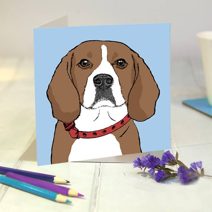 Beagle Glasunderlägg Set Av 2 för wholesale av Buggle Betty Productions