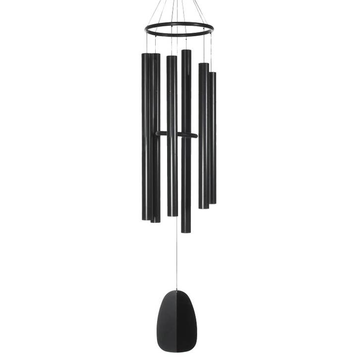 Bells of Paradise™ - Black 68" for wholesale by Woodstock Chimes