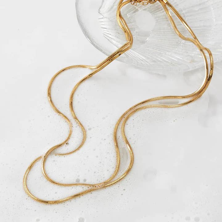 Sweet Cherry Sky - Wholesale Link & Chain Necklace - Layering Necklace in Gold or Silver2