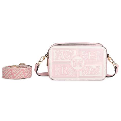 VeraMay - Wholesale Crossbody Bag - Women's - Tayo Pink Vera May Vegan Leather Handbag