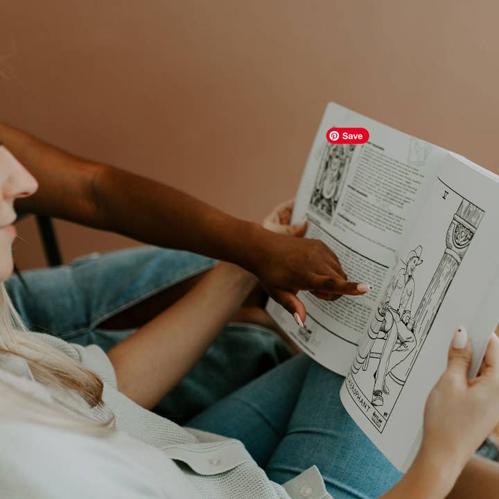 The Outlaw Oracle - Wholesale Tarot Cards - The Outlaw Oracle's Honky Tonk Tarot Colorin' Book - Rebel T10