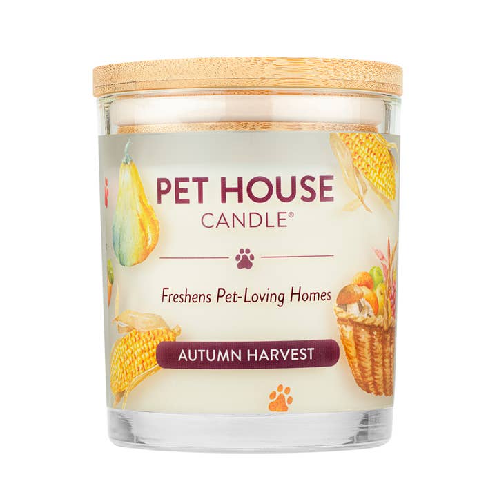 Autumn Harvest 9 oz Candle for wholesale by Pet House by One Fur All