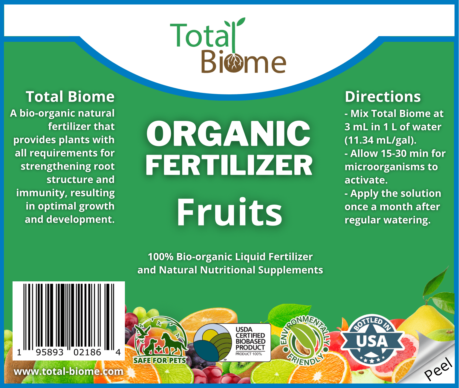 Total Biome - Wholesale Fertilizer - Total Biome Fruits Organic Plant Food2