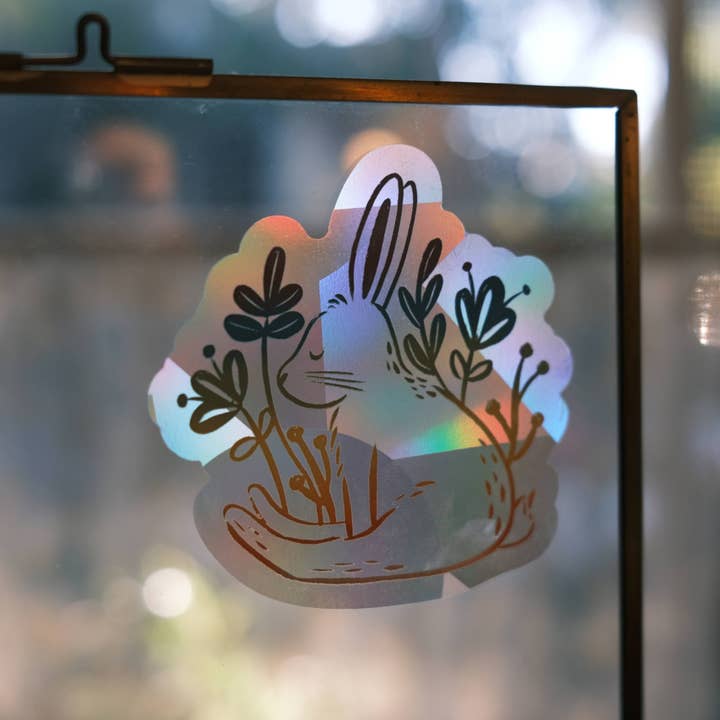 Justine Gilbuena - Wholesale Suncatcher - Rabbit Suncatcher Window Sticker1