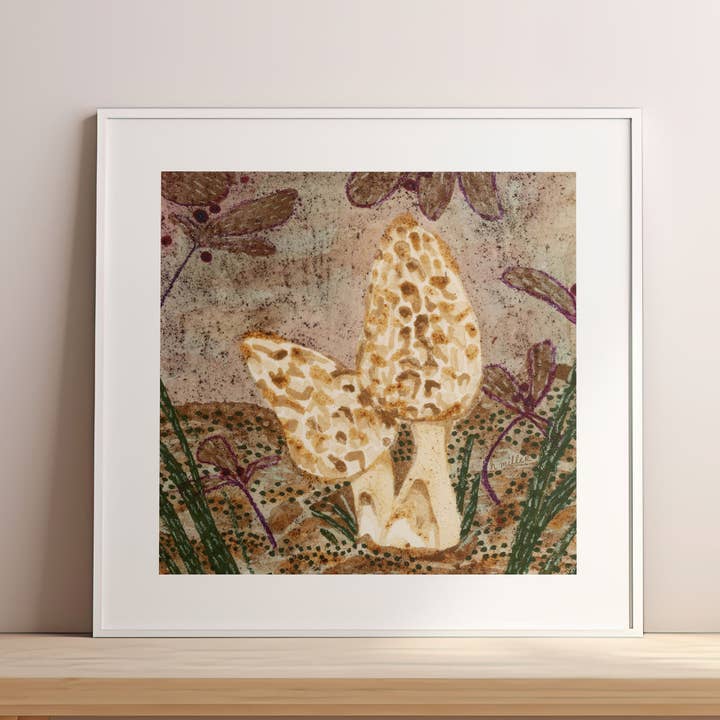H Miller Ink Illustration Art wholesale products - Wholesale Art Print - Cottagecore Mushrooms | Art Print | Wall Art & Home Decor4