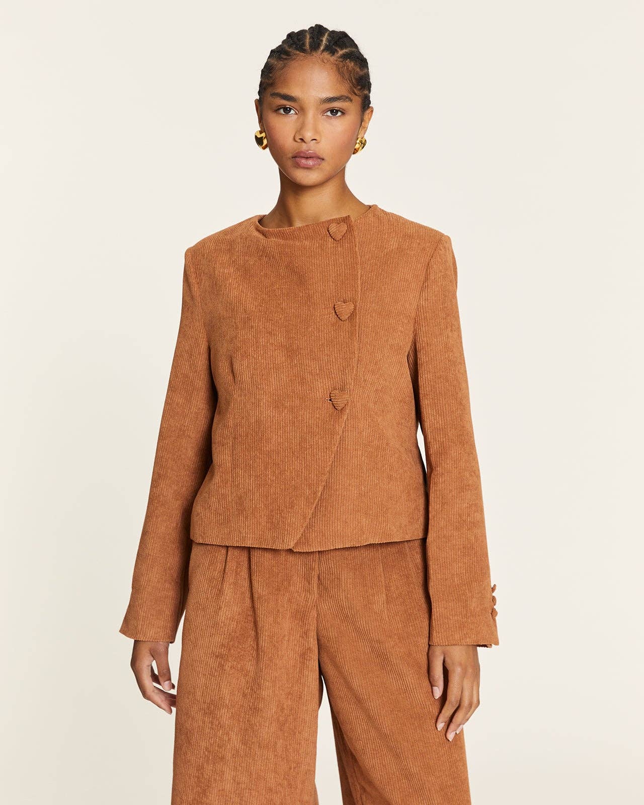 Pepaloves - Wholesale Jacket - Women's - CHAQUETA CORTA DE PANA TOFFE0