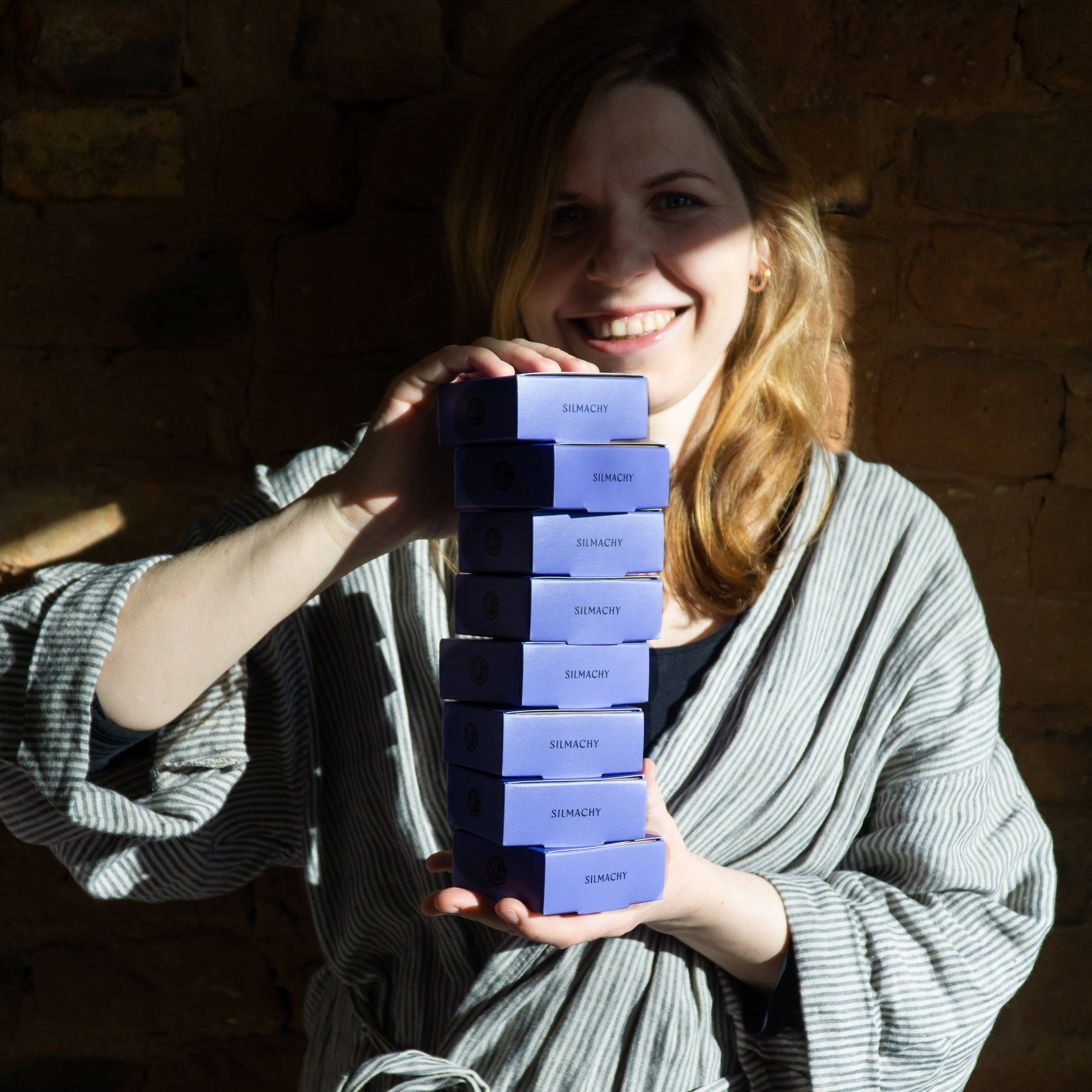 SILMACHY cosmetics - Venta al por mayor Pastilla de jabón - Jabón relajante de lavanda para manos y cuerpo – Calma y Nutre8