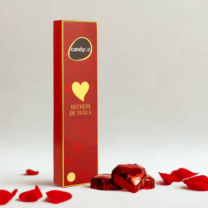 Chocolats en forme de cœur - 60 g pour la vente par Candycat