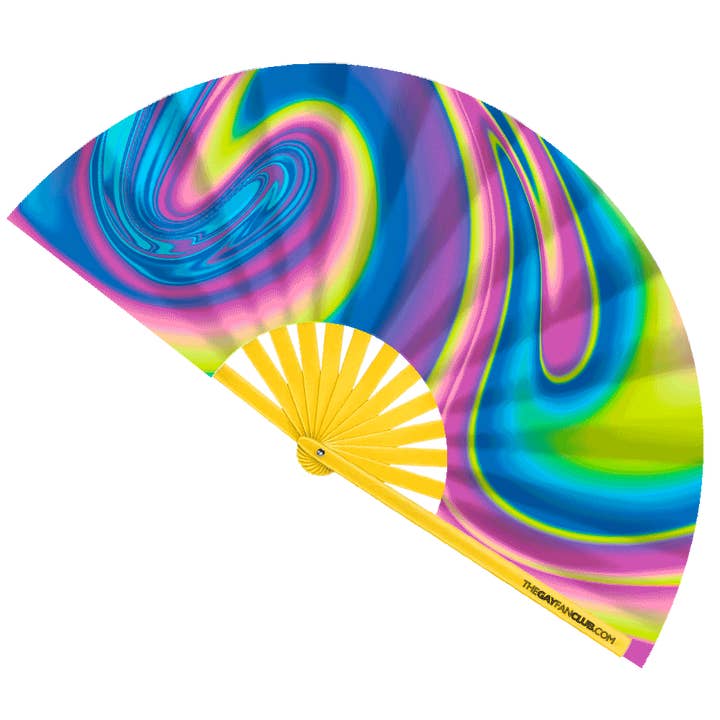 Ventilateur Clack UV Lampe à Lave pour la vente par The Gay Fan Club