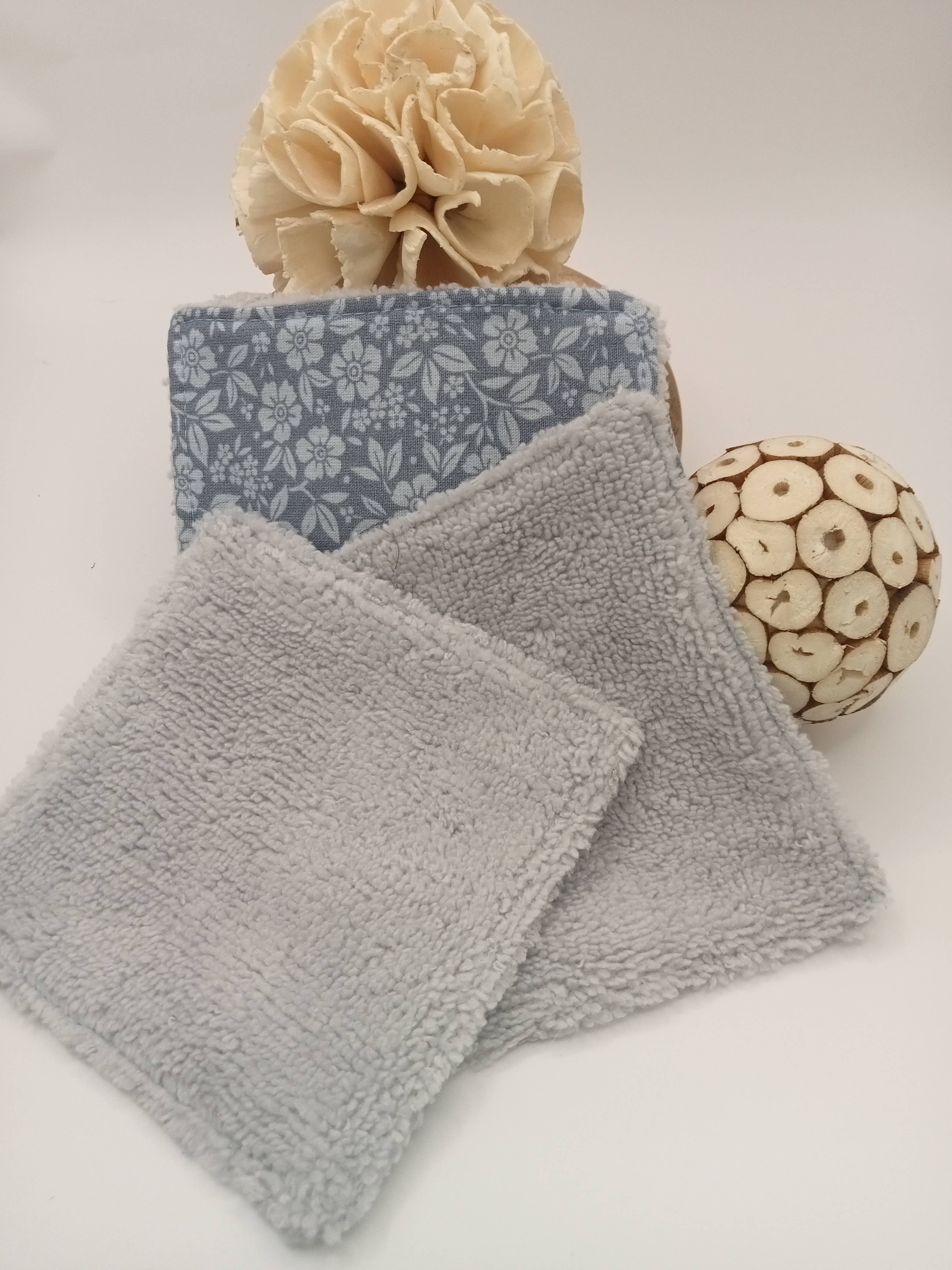 ZHENZHI - Vendita all'ingrosso Struccanti - Salviette struccanti riutilizzabili in cotone e bambù - Pacco da 52